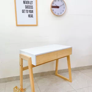 Bàn trắng, hộc tủ gỗ