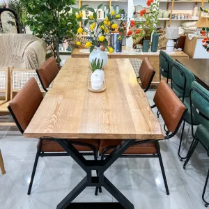 BỘ BÀN ĂN CHÂN CHỮ X M1