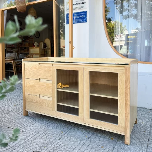 TỦ LƯU TRỮ 3 HỘC 2 CÁNH KÍNH SỌC