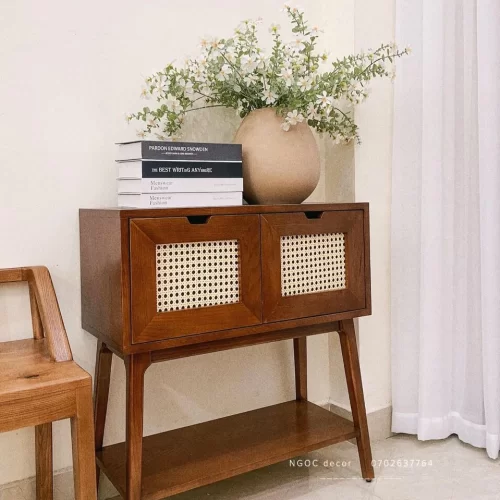 Tủ gỗ có kệ dưới