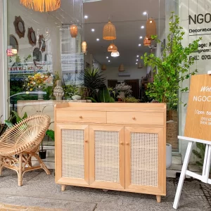 Tủ tivi 3 cửa 3 hộc kéo