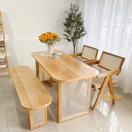 BỘ BÀN ĂN PHỐI MÂY M1