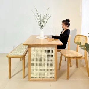 BỘ BÀN ĂN MỘC M5