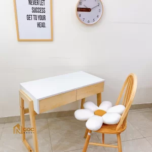 Bàn trắng, hộc tủ gỗ