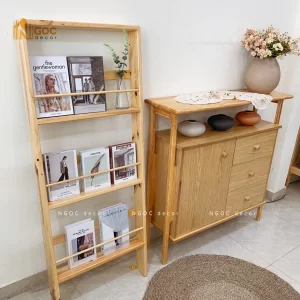 TỦ TRANG TRÍ CÓ HỌC TRỐNG Ở TRÊN