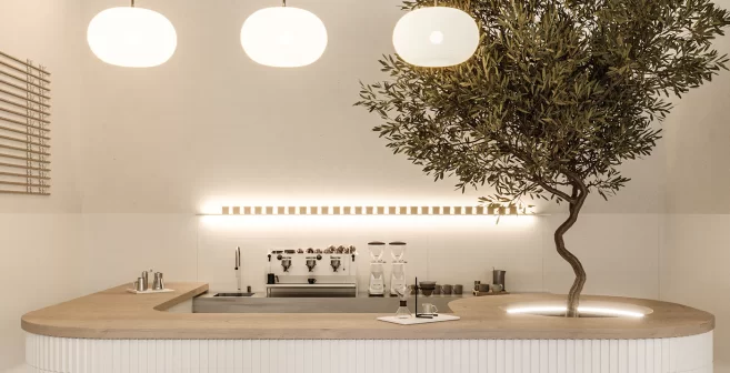 Những ý tưởng thiết kế coffee shop đẹp nhất 2024