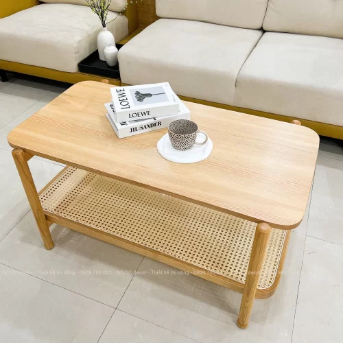 BÀN SOFA CHỮ NHẬT M1