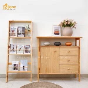 TỦ TRANG TRÍ CÓ HỌC TRỐNG Ở TRÊN