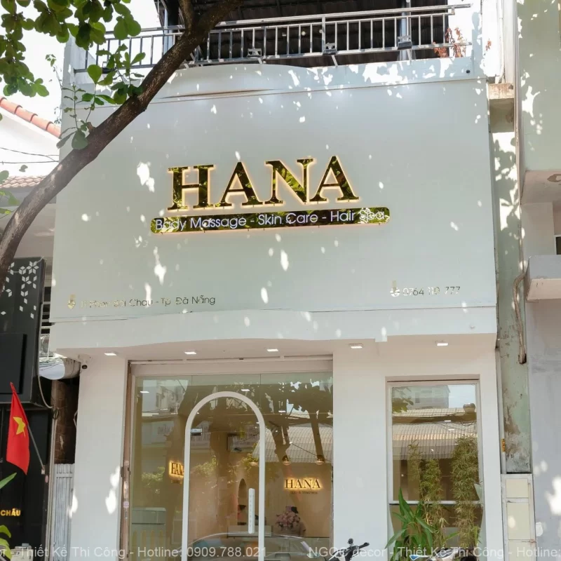 THI CÔNG TIỆM HANA SPA – 11 PHAN BỘI CHÂU – ĐÀ NẴNG