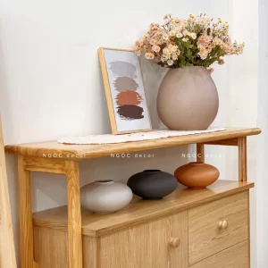 TỦ TRANG TRÍ CÓ HỌC TRỐNG Ở TRÊN