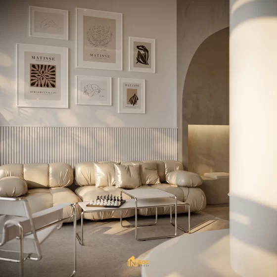 THIẾT KẾ NGOẠI THẤT, NỘI THẤT CAFE CHOU COFFEE